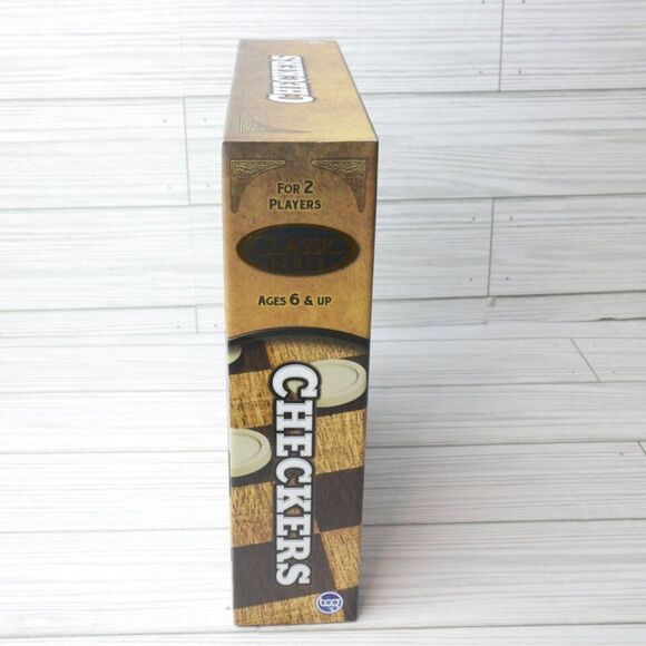 Classic Games Checkers For 2 Players Ages 6+ And Instructions 2020 NEW - Picture 4 of 6